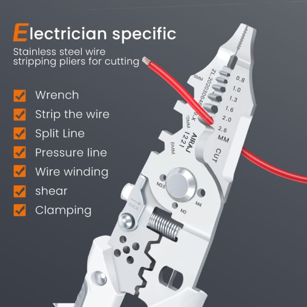 Multi - function Wire Stripper And Cutter 10 - in - 1 - Mall Mega