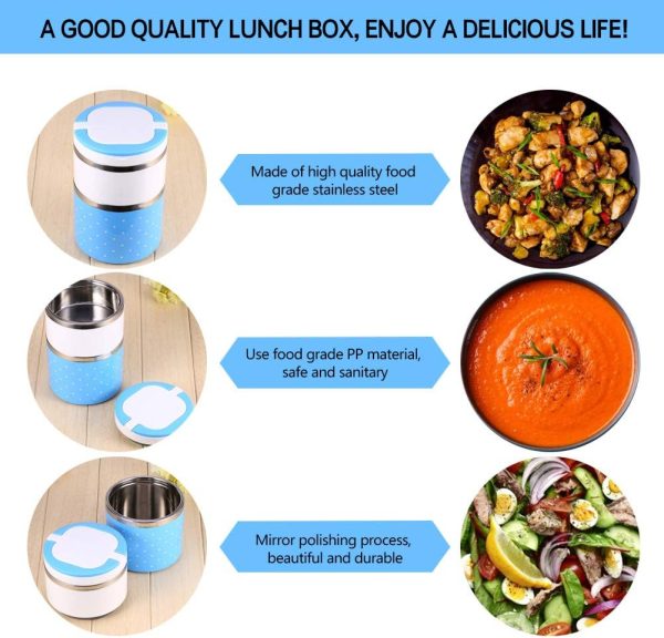 2 Layers Lunch Box 750ml