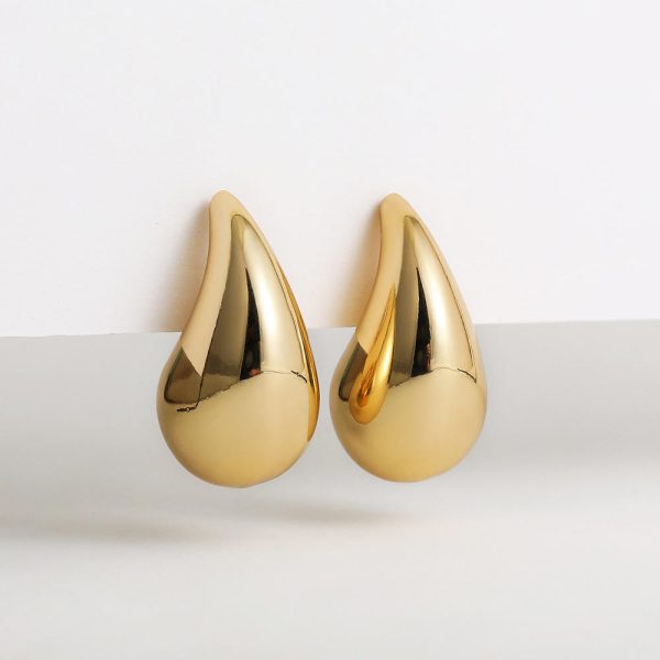 Chunky Dome Drop Earrings