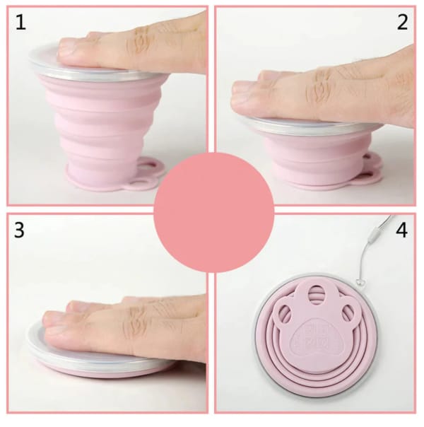 Collapsible Travel Cup With Lid