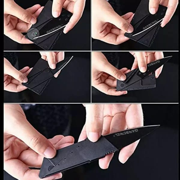 Pack of 2 Cardsharp Folding Credit Card Knife