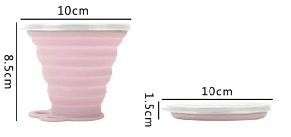 Collapsible Travel Cup With Lid