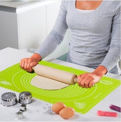 Silicone Pastry Mat – 14 Inch - Mall Mega