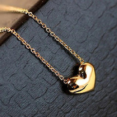 Stainless Steel Heart Shape Necklace - Mall Mega