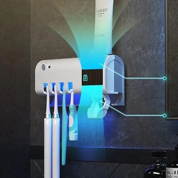 Toothpaste Dispenser With Uv - Mall Mega